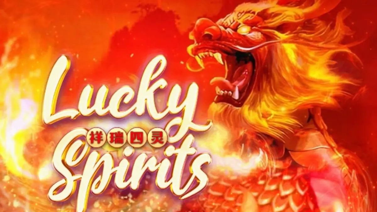 Interface do jogo de slot Lucky Spirits com elementos místicos